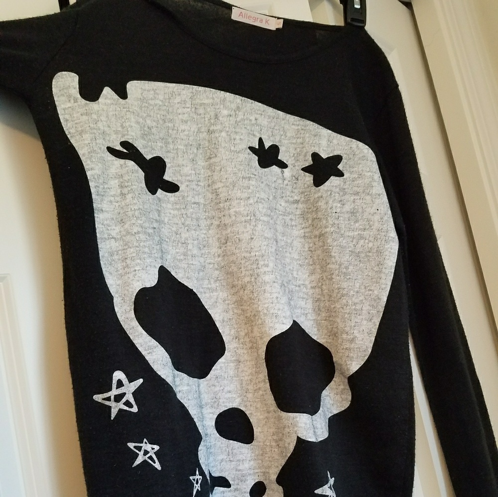 Allegra k skull sweater